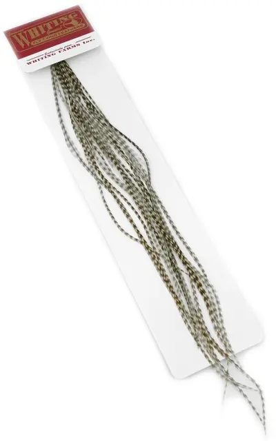 Whiting 100's Saddle Dun Grizzly #14 Dun Grizzly krok #14 