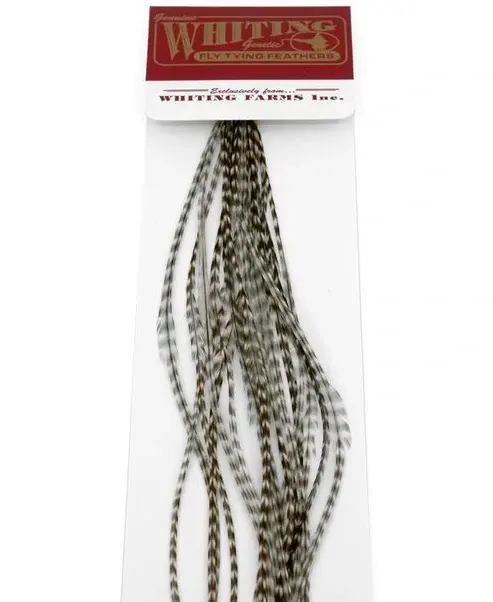 Whiting 100's Saddle Dun Grizzly #14 Dun Grizzly krok #14 