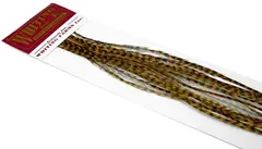 Whiting 100&#39;s Saddle Grizzly #16 Grizzly dyed March Brown krok #16