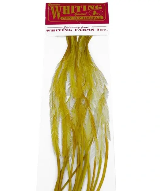 Whiting 100's Saddle White dyed #14 White dyed Golden Olive #14 