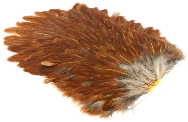 Whiting 4B Hen Saddle Brown Brown hønesaddel 