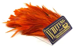 Whiting American Streamer Pack White dyed Burnt Orange