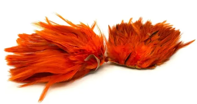 Whiting American Streamer Pack White dyed Burnt Orange 