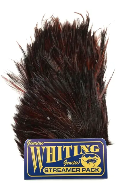 Whiting American Streamer Pack White dyed Coachman Brown 