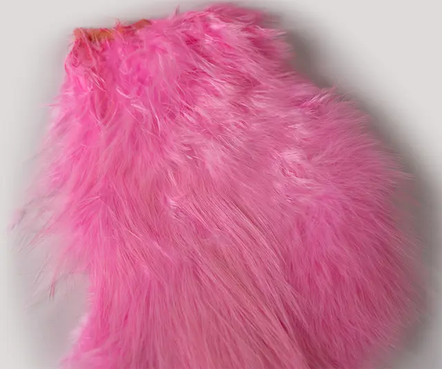 Whiting Bird Fur Shell pink Fluene blir enda mer levende 