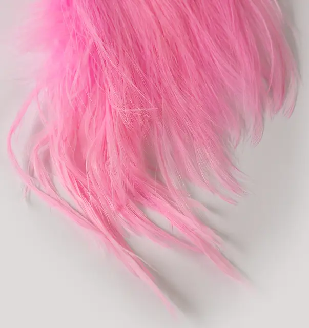 Whiting Bird Fur Shell pink Fluene blir enda mer levende 