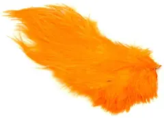 Whiting Bird Fur White dyed ShrimpOrange Fluene blir enda mer levende