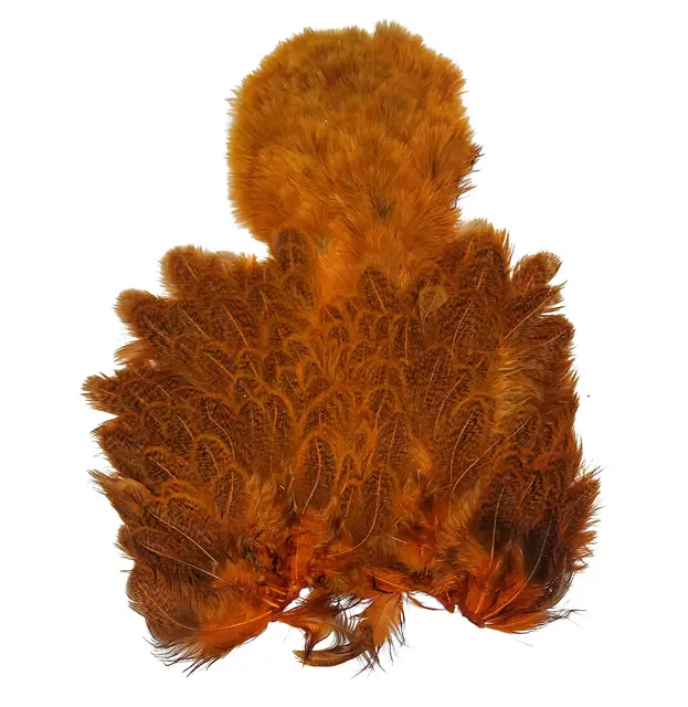 Whiting Coq De Leon Hen SH/C Burnt Orange, Speckled dyed 