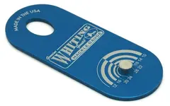 Whiting Hackle Gauge Blue Verkt&#248;y for &#229; finne riktig fiberlengde