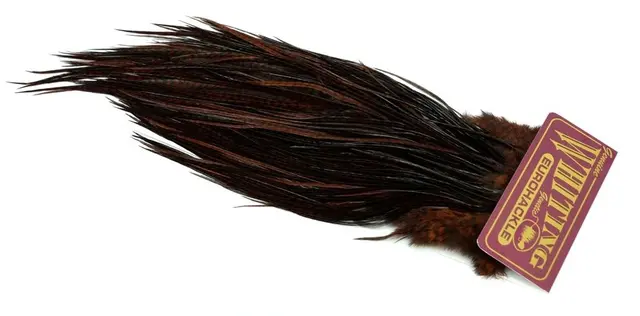 Whiting Hebert Pro Grade Saddle Grizzly dyed Coachman Brown 