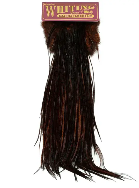 Whiting Hebert Pro Grade Saddle Grizzly dyed Coachman Brown 