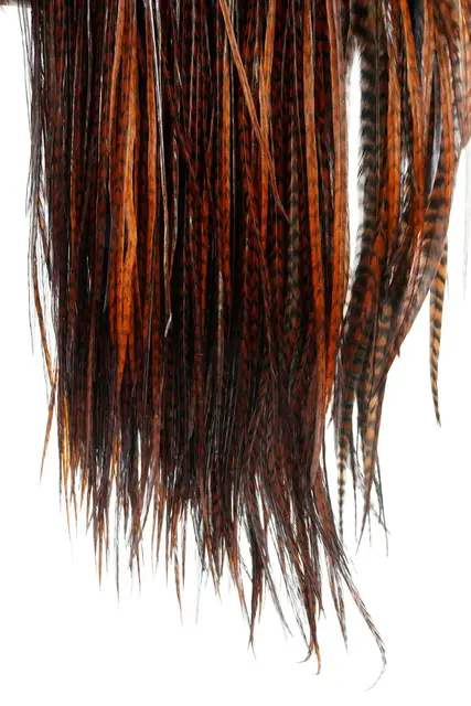 Whiting Hebert Pro Grade Saddle Grizzly dyed Coachman Brown 