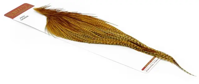 Whiting Pro Grade 1/2 Cape Dark Ginger Barred Dark Ginger 