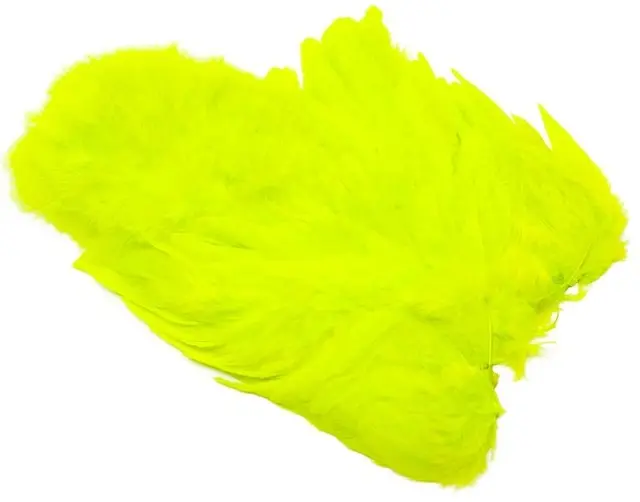 Whiting Rooster SH/C White White dyed Fl. Yellow Chartreuse 