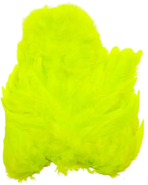 Whiting Rooster SH/C White White dyed Fl. Yellow Chartreuse 