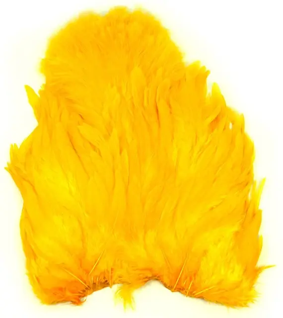 Whiting Rooster SH/C White White dyed Golden Yellow 