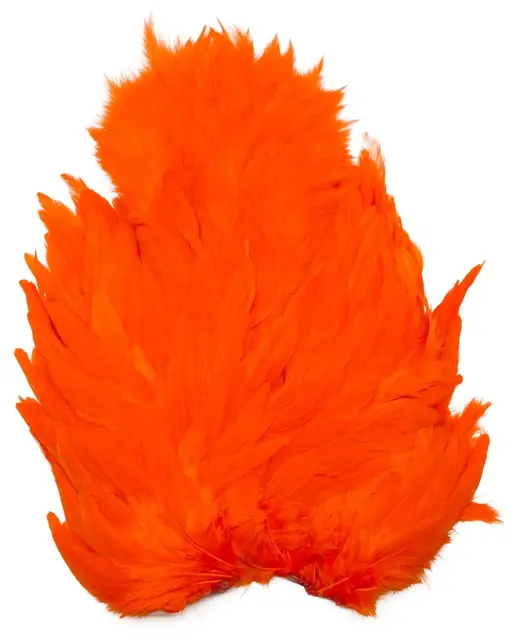 Whiting Rooster SH/C White White dyed Orange 