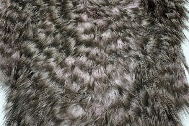 Whiting Spey Hackle Hen Saddle Grizzly dyed Shell Pink 