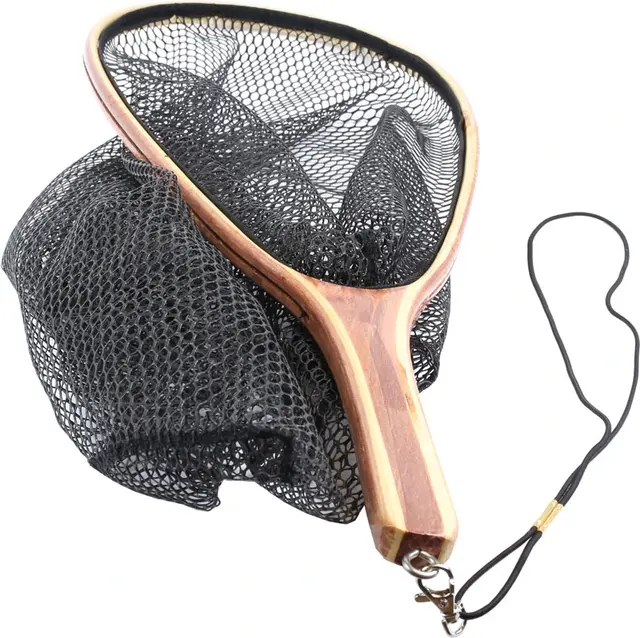 Wiggler Catch & release håv 40cm Trehåv, gummiert nett 