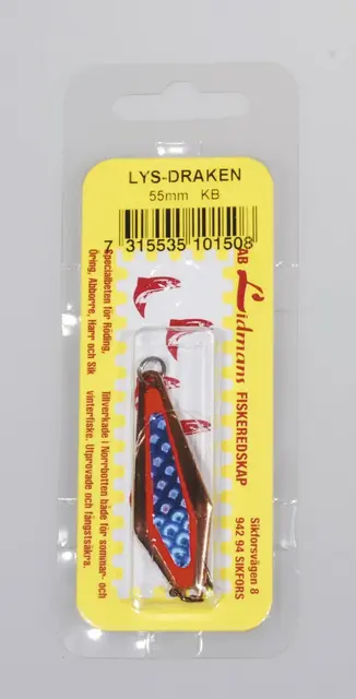 Lidmans Lys Draken KB 55mm Røyeblink 