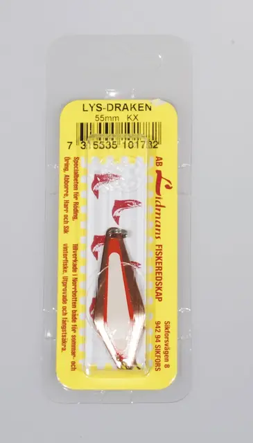 Lidmans Lys Draken KX 65mm Røyeblink 