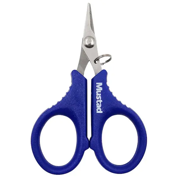 Mustad Serrated Braid Scissor Perfekt for å kutte alt av liner 