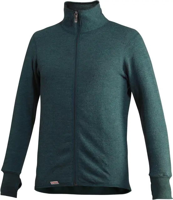 Woolpower Full Zip Jacket 400 Forest XS Jakke m/glidelås 400g/m2 fra Ullfrottè 