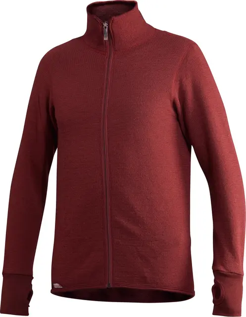 Woolpower Full Zip Jacket 400 Rust XS Jakke m/glidelås 400g/m2 fra Ullfrottè 
