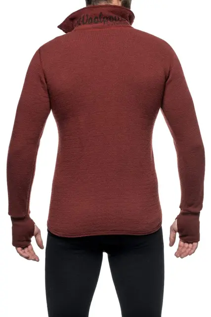 Woolpower Full Zip Jacket 400 Rust XS Jakke m/glidelås 400g/m2 fra Ullfrottè 