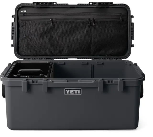 Yeti LoadOut GoBox 60 Charcoal Vanntett og sikker oppbevaringsboks 