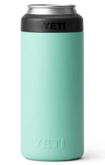 Yeti Rambler Colster Slim 250ml Seafoam Isolert brusboks holder 