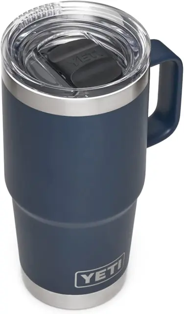 Yeti Rambler Travel Mug Navy 591ml Godt isolert reisekopp med drikkelokk 