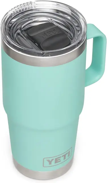 Yeti Rambler Travel Mug Seafoam 591ml Godt isolert reisekopp med drikkelokk 