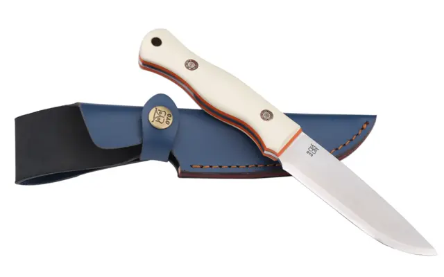 Øyo Svalbard Slirekniv Med elegant lærslire 