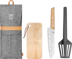 &#216;yo Trio Tursett Med kokkekniv,fj&#248;l og stekespade