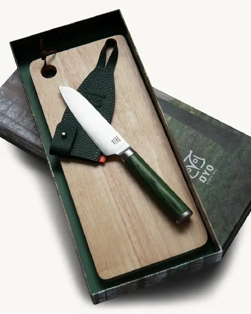 Øyo Odin gavesett Turfjøl og Smaragd Universal kniv 